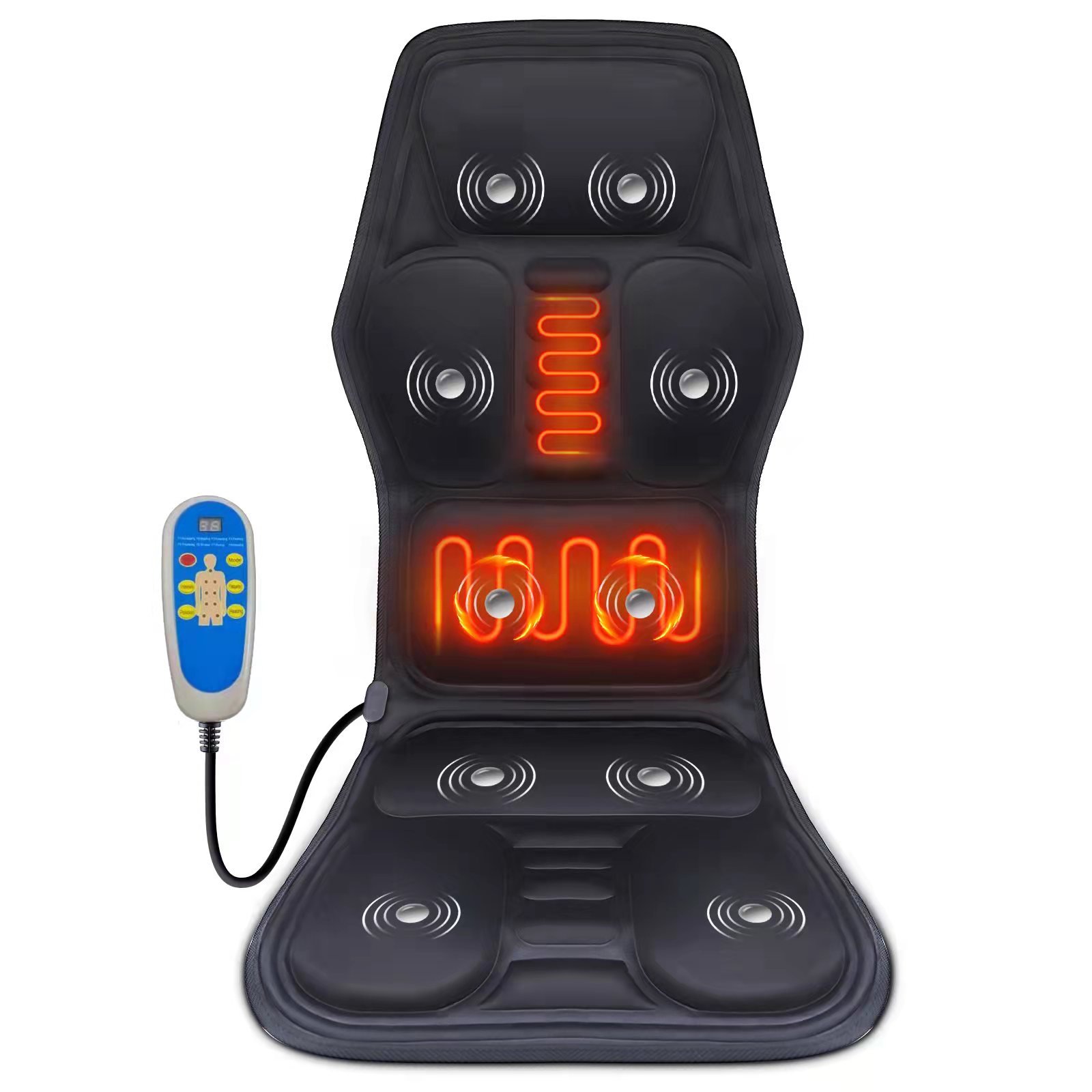 Electric-Vibrating-Car-Massage-Chair-Mat-Portable-9-Modes-Massager-Cushion-Home-Infrared-Heating-Back-Vibrator