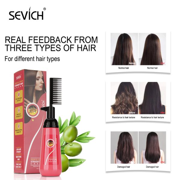 Sevich Collagen 150ml Hair Straightening Cream Smooth Silky Hair Keratin Repair